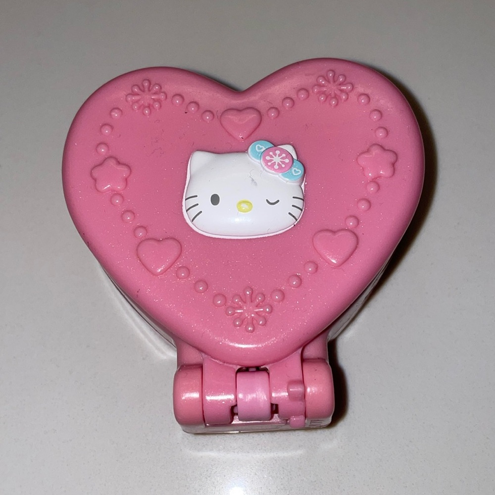 Hello Kitty Pocket Mirror Brush Sanrio 2002 McDonalds McDonald’s Corp Toy